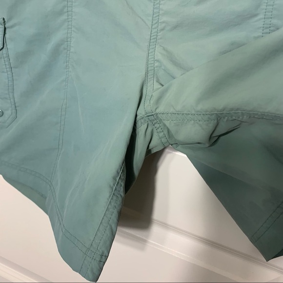 WEEKENDER Traveler Vintage Sage Green Swim & Adventure Shorts Cargo Style Sz 42 - Picture 5 of 13